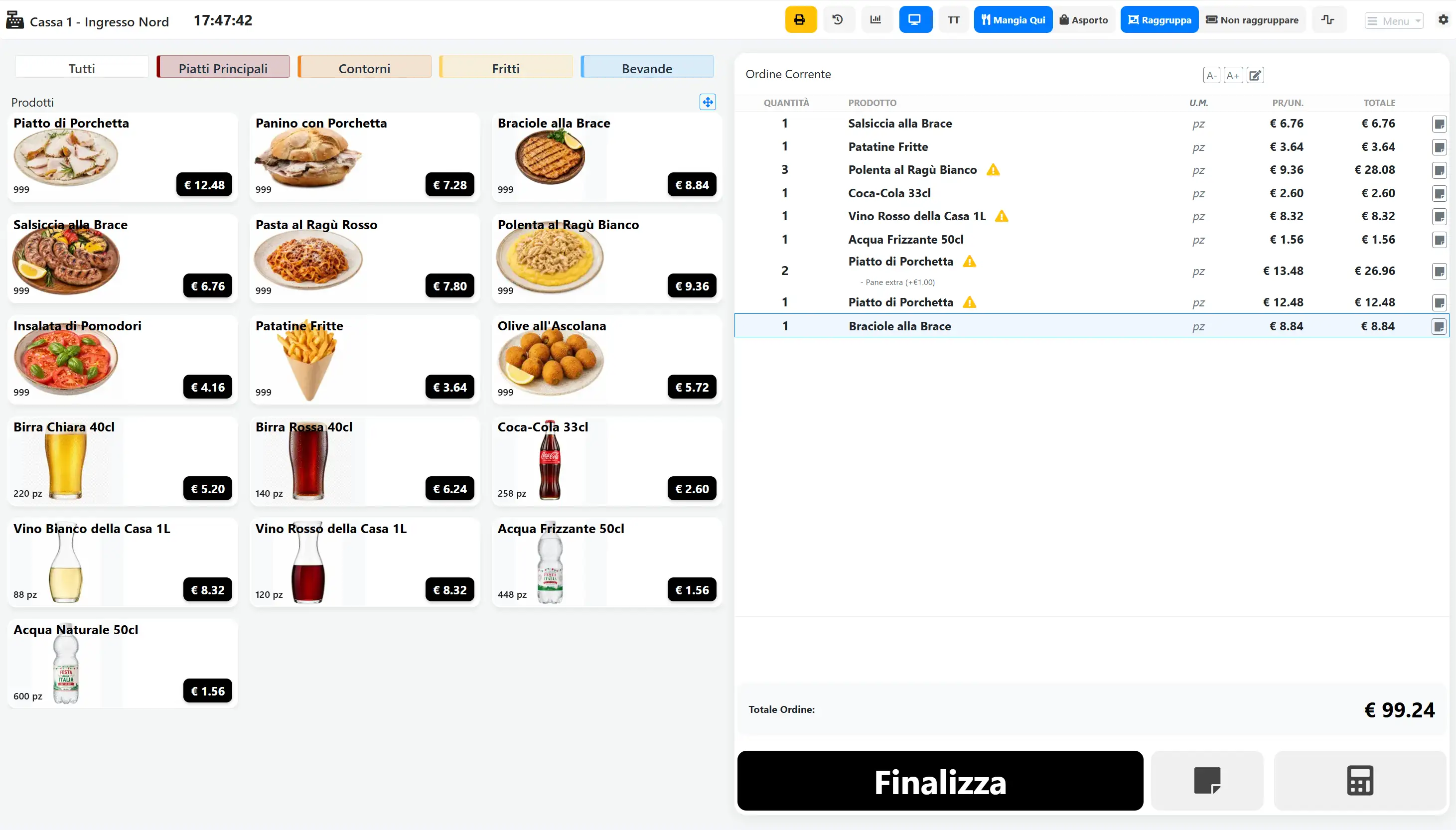 Gestione più veloce